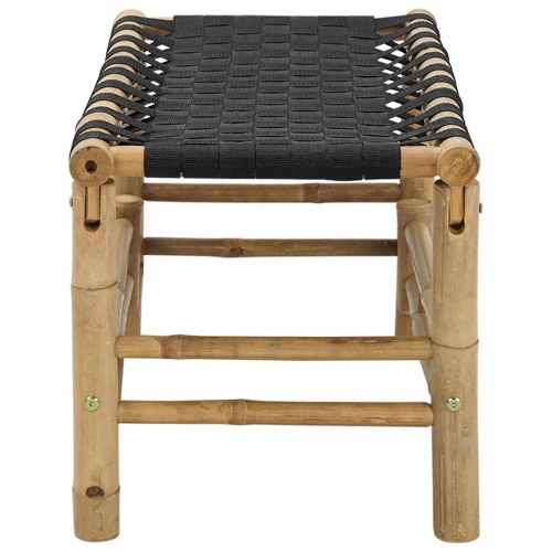 Havebænk Naturfarvet 80 x 38 x 40 cm Bambus