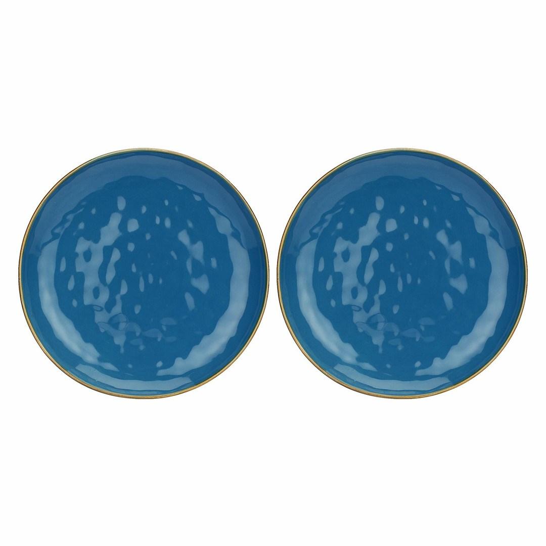 Rose&Tulipani Concerto Blu Avio runde fade – marineblå, sæt á 2, 32 cm