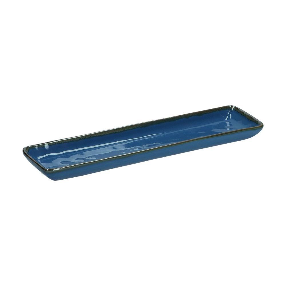 Rose&Tulipani Concerto rektangulære bakker - sæt á 4, navy blå 32 × 8 cm