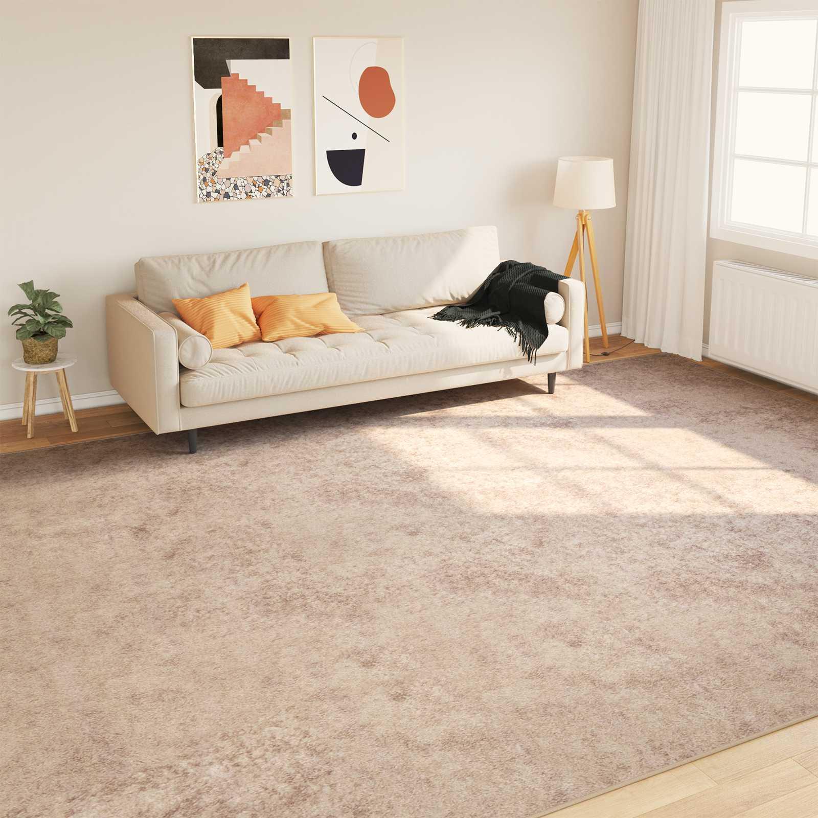 Tæppe Runner MARSA Beige 300 x 400 cm Polyester og PVC