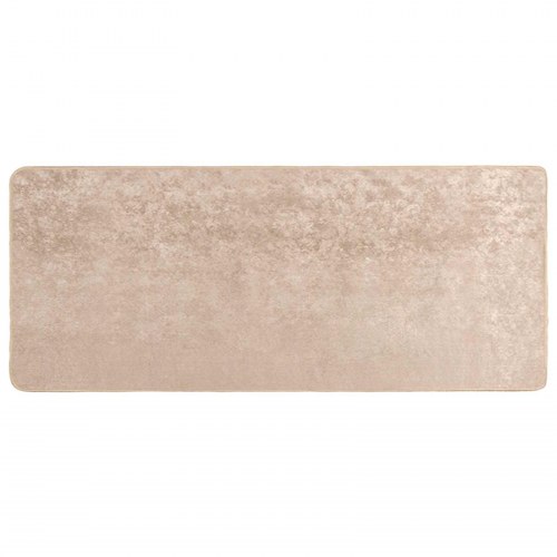 Løber tæppe MARSA - beige 100 × 200 cm, polyester med skridsikker PVC-bagside