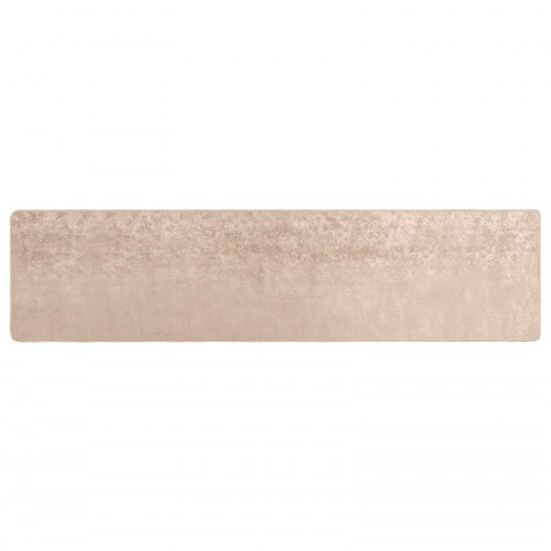 Løber tæppe MARSA - beige 80 × 450 cm, polyester med skridsikker PVC-bagside