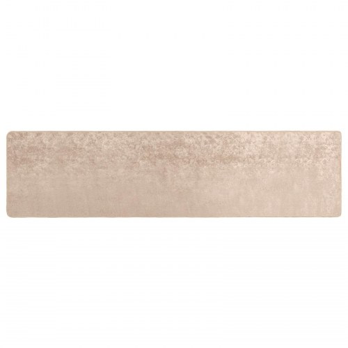 Løber-tæppe MARSA - beige 80 × 400 cm, polyester med skridsikker PVC-bagside
