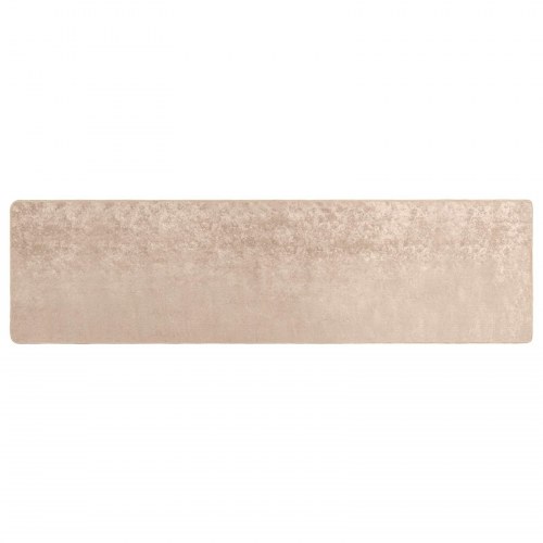 Løber tæppe MARSA - beige 80 × 350 cm, polyester med skridsikker PVC-bagside