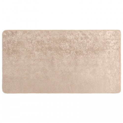 Løber-tæppe MARSA - beige 80 × 150 cm, polyester med skridsikker PVC-bagside