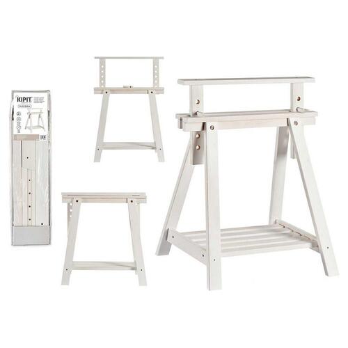 Staffeli Hvid Fyr (70 x 45 x 70 cm)