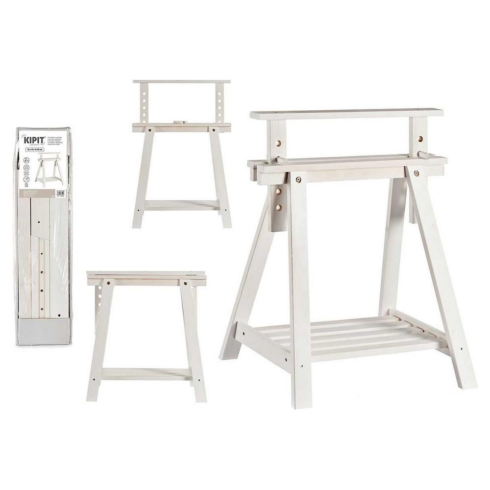 Staffeli Hvid Fyr (70 x 45 x 70 cm)