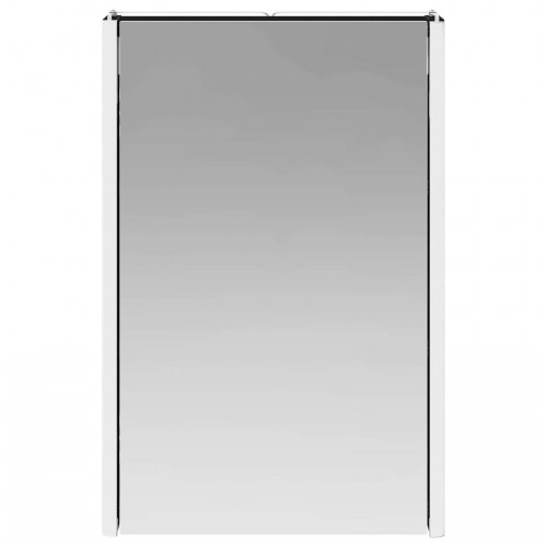 Badeværelsesspejlskab Sort eg 33 x 11,5 x 50 cm Konstrueret træ