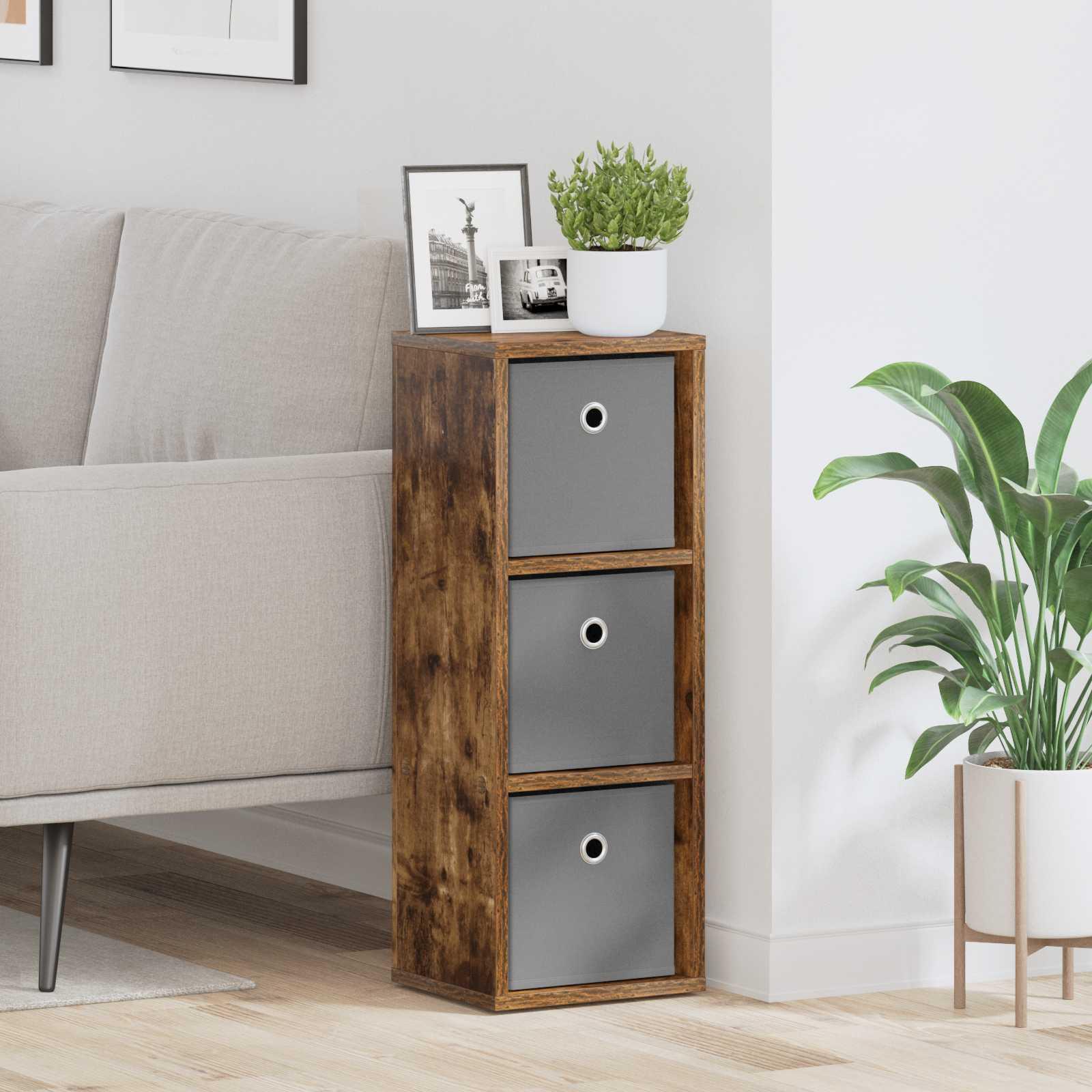 Sidebord med skuffe Røget eg 25,5 x 22 x 69,5 cm