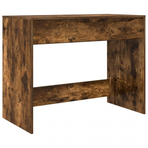 Skrivebord med skuffe Røget Eg 100 x 50 x 78 cm Konstrueret træ