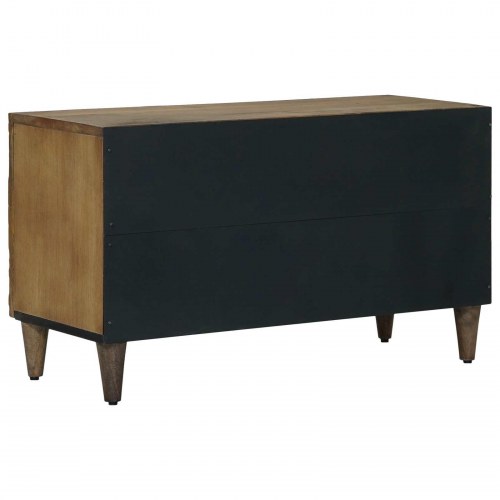 TV-skab med hylde Brun 80 x 31,5 x 46 cm Massivt mangotræ