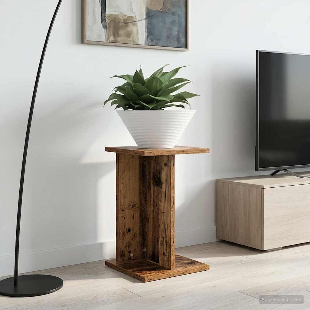 Planteholder sæt - 2 stk i gammelt træ, 25 × 25,5 × 40,5 cm