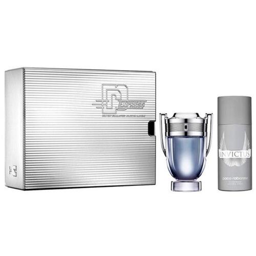 Parfume sæt til mænd Paco Rabanne Invictus (2 stk)