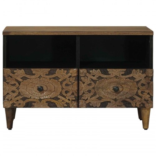 TV-skab med opbevaring Brun 70 x 33,5 x 46 cm Massivt mangotræ