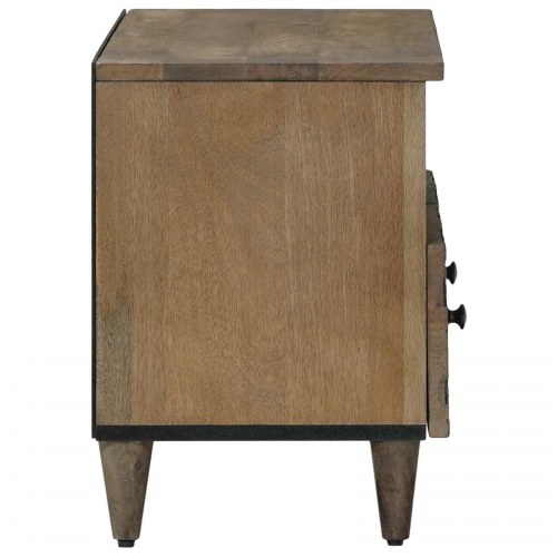TV-skab med opbevaring Brun 70 x 33,5 x 46 cm Massivt mangotræ