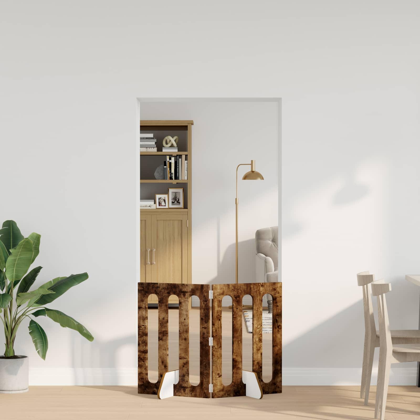 Foldbar hundegÃ¥rd 2 stk RÃ¸get Eg 100,5 x 38 x 70 cm