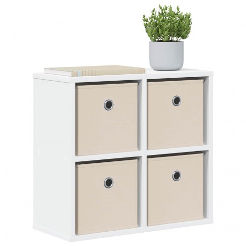 Sidebord med skuffe Hvid 49,5 x 22 x 47 cm