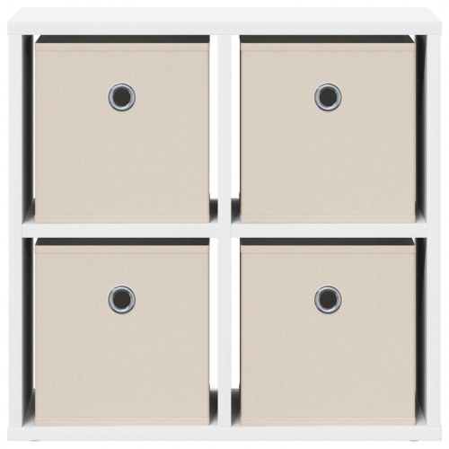 Sidebord med skuffe Hvid 49,5 x 22 x 47 cm