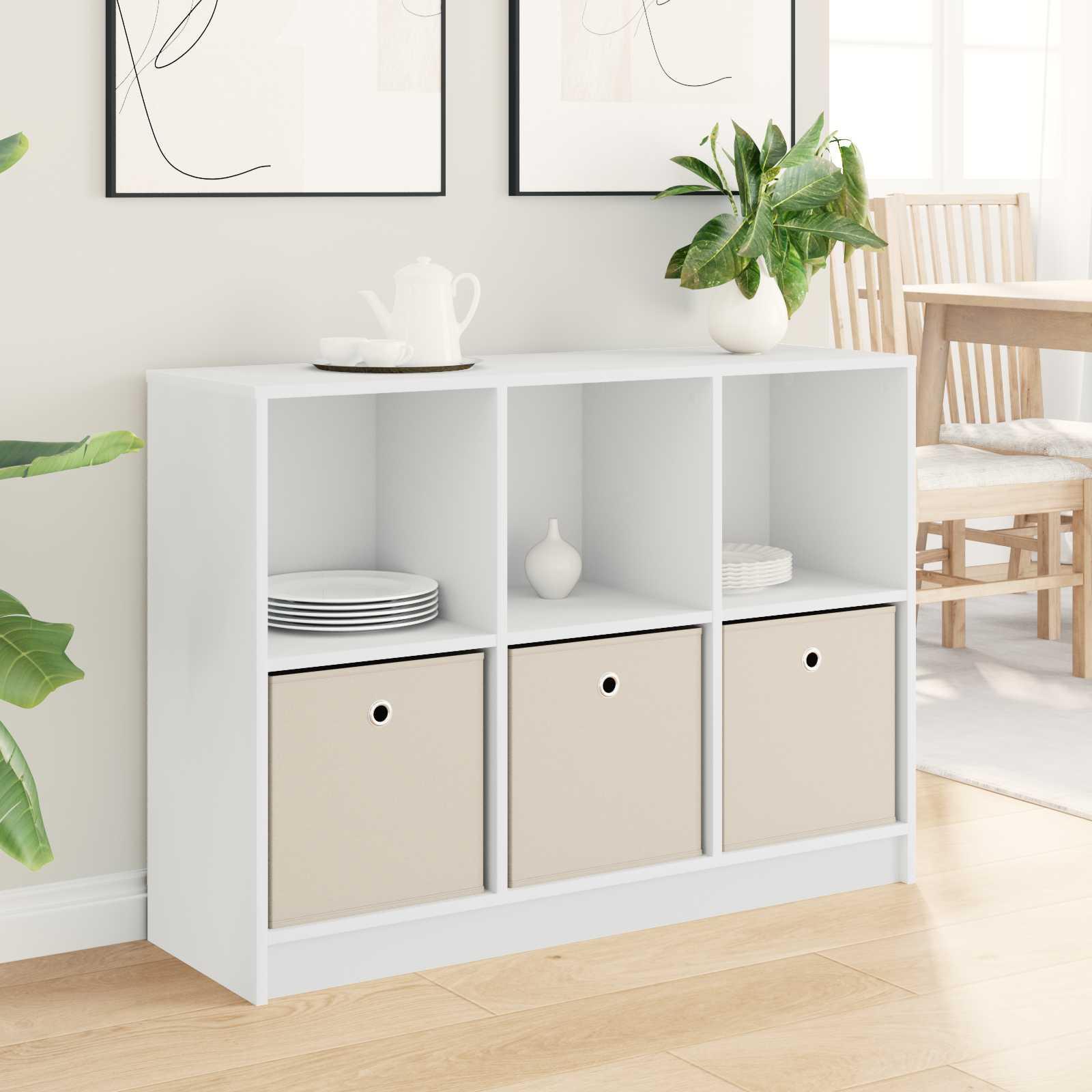 Sidebord med skuffe Hvid 102 x 32 x 73,5 cm