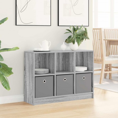 Sidebord med skuffe Grå Sonoma 88,5 x 27,5 x 63,5 cm