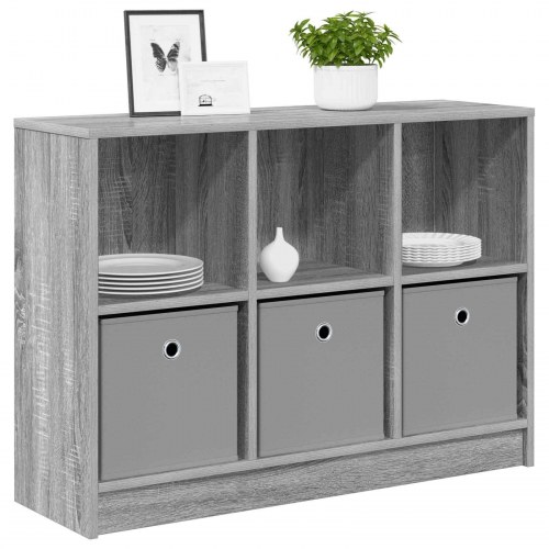 Sidebord med skuffe Grå Sonoma 88,5 x 27,5 x 63,5 cm