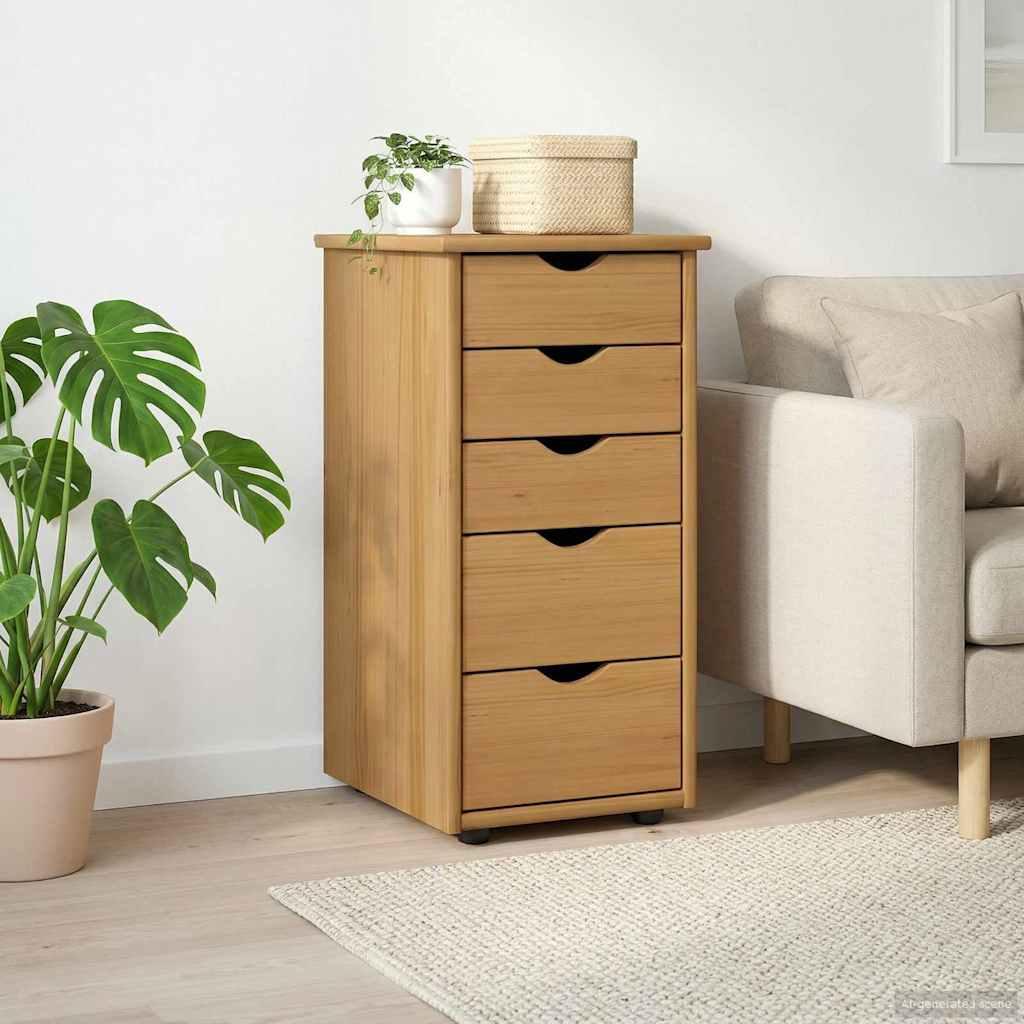 Kabinet Honningbrun 34 x 39 x 61,5 cm Massivt fyrretræ