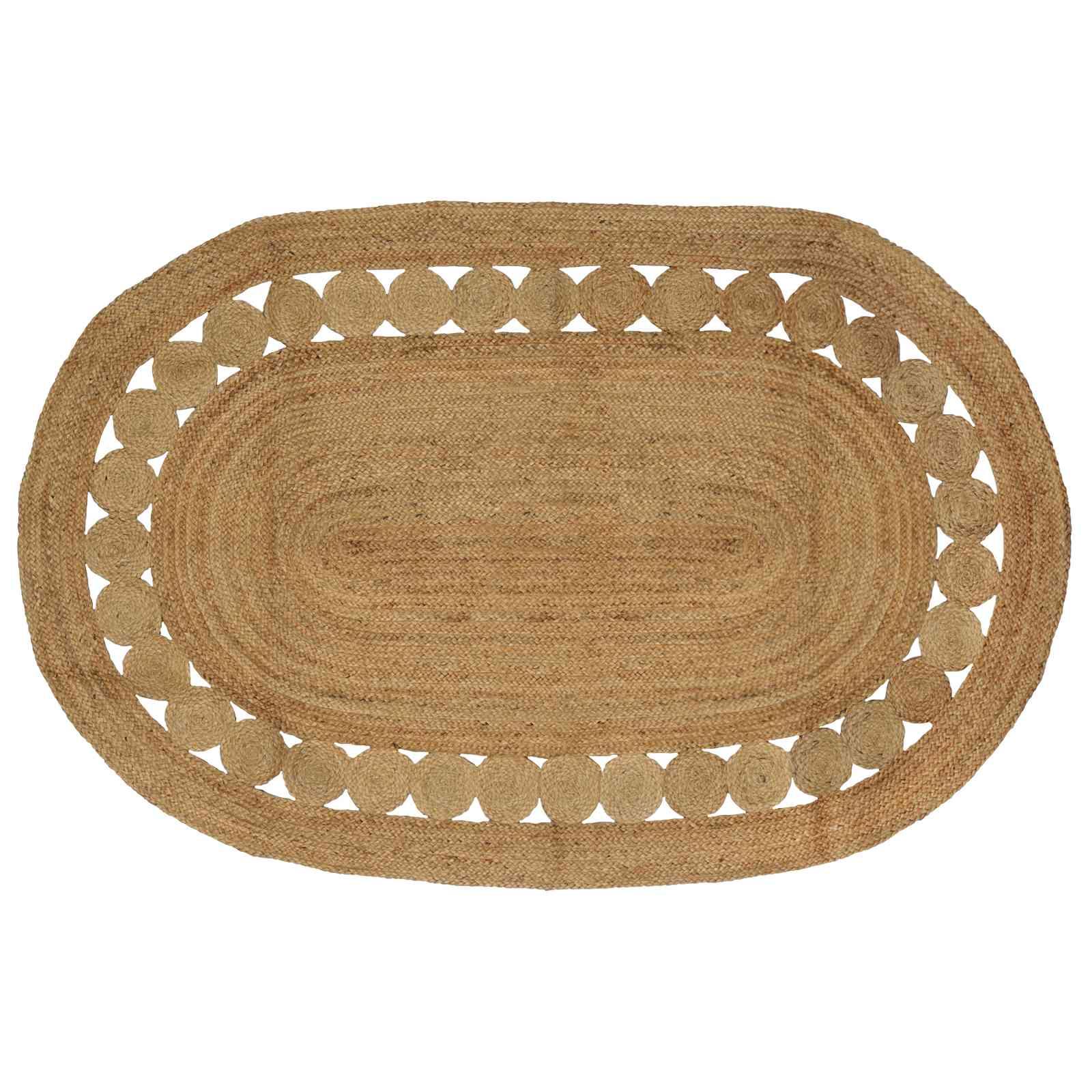 Tæppe Brun 152 x 245 cm Jute