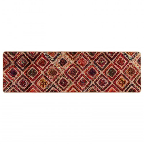 Løber-tæppe MARSA - 50 × 150 cm - flerfarvet, polyester med skridsikker PVC-bagside