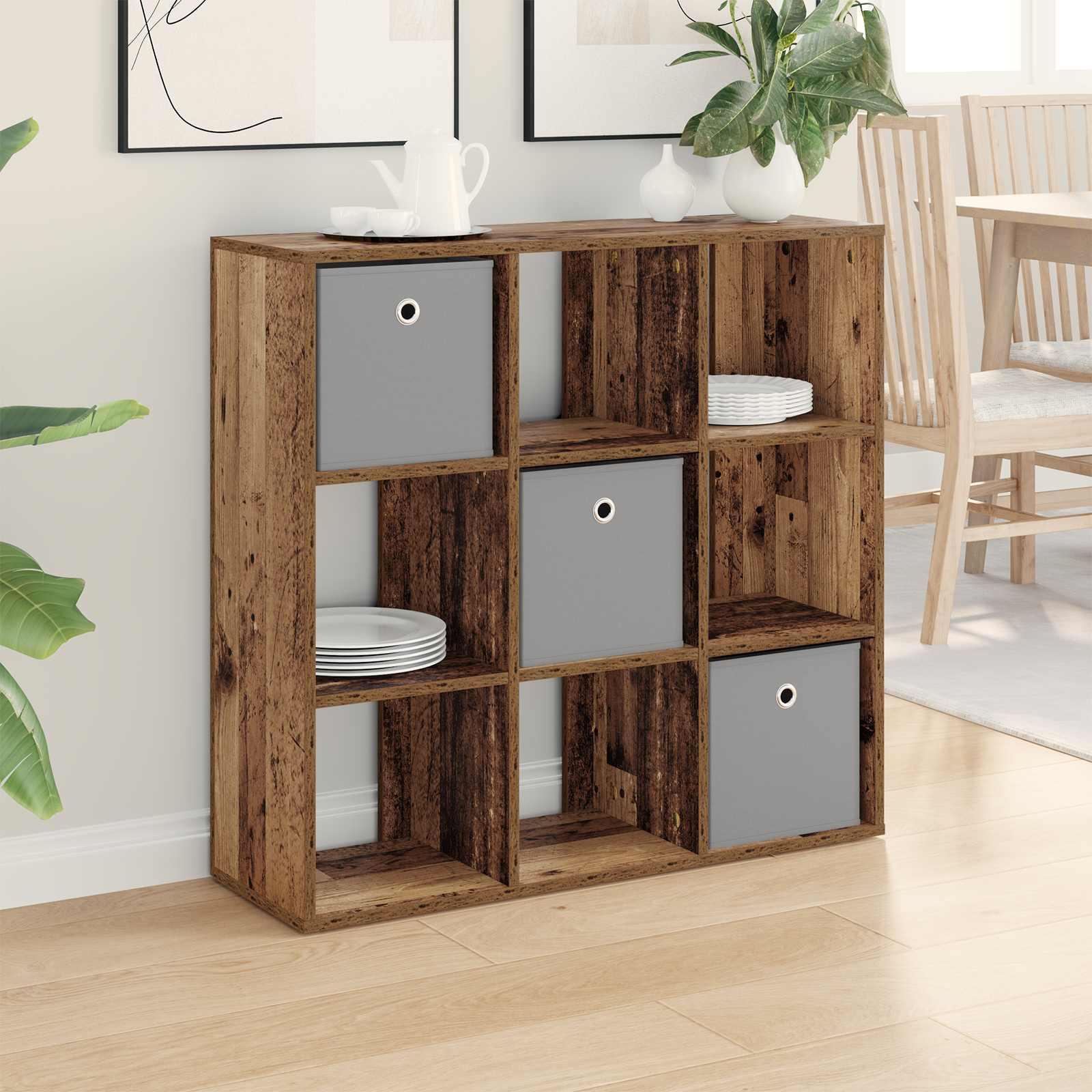 Sidebord med skuffe Gammelt træ 88,5 x 29 x 84,5 cm