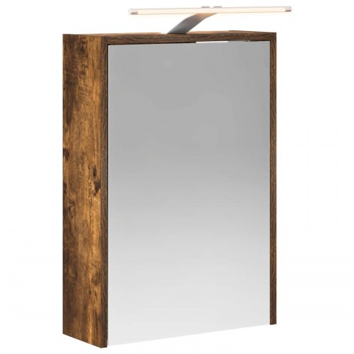 Badeværelsesspejlskab med hylde Røget eg 43 x 16 x 62.5 cm
