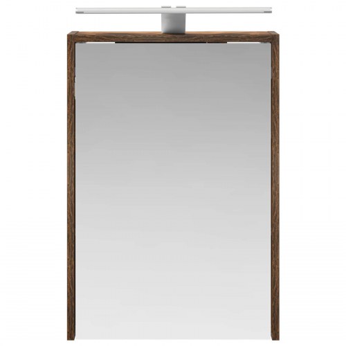 Badeværelsesspejlskab med hylde Røget eg 43 x 16 x 62.5 cm