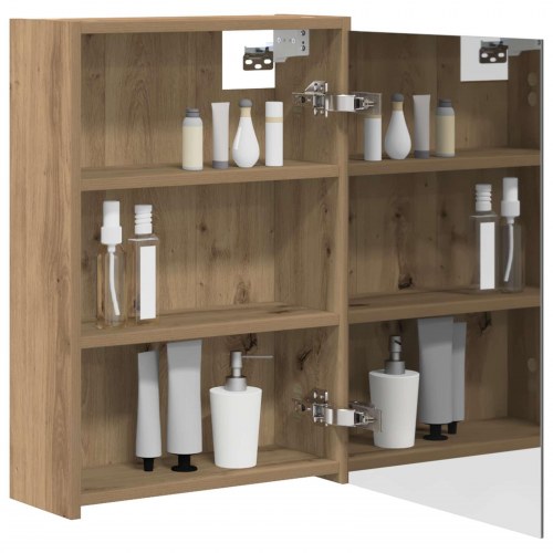 Badeværelsesspejlskab med hylde Artisan eg 43 x 16 x 62.5 cm