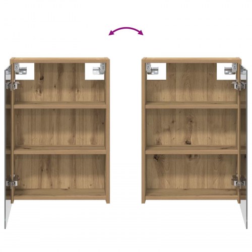 Badeværelsesspejlskab med hylde Artisan eg 43 x 16 x 62.5 cm