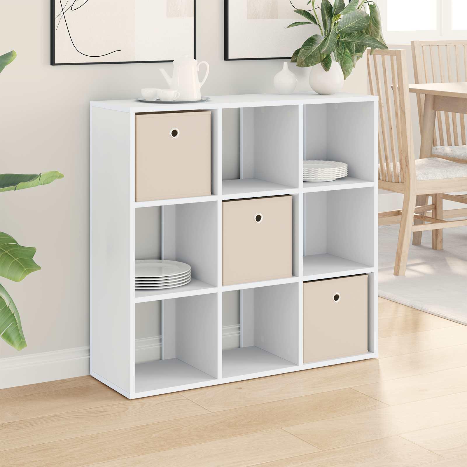 Sidebord med skuffe Hvid 88,5 x 29 x 84,5 cm