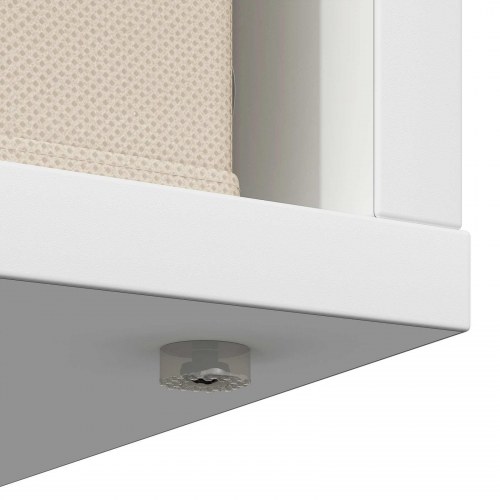 Sidebord med skuffe Hvid 88,5 x 29 x 84,5 cm