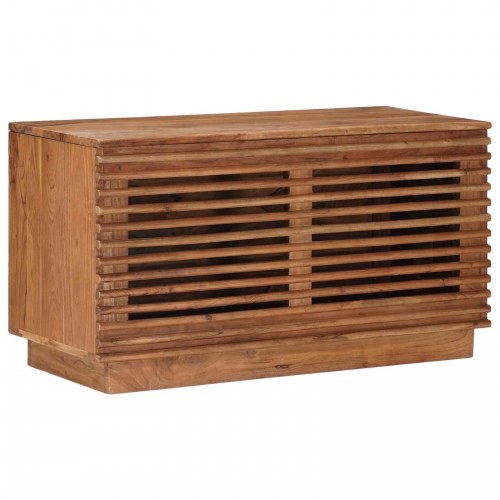 Opbevaringskasse med opbevaring Naturfarvet 85 x 40 x 46 cm