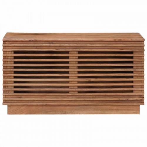 Opbevaringskasse med opbevaring Naturfarvet 85 x 40 x 46 cm