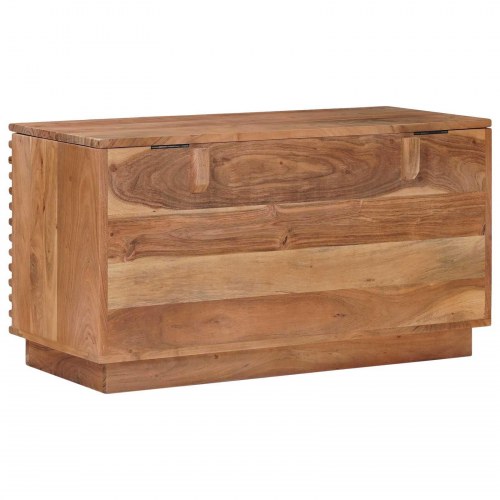 Opbevaringskasse med opbevaring Naturfarvet 85 x 40 x 46 cm