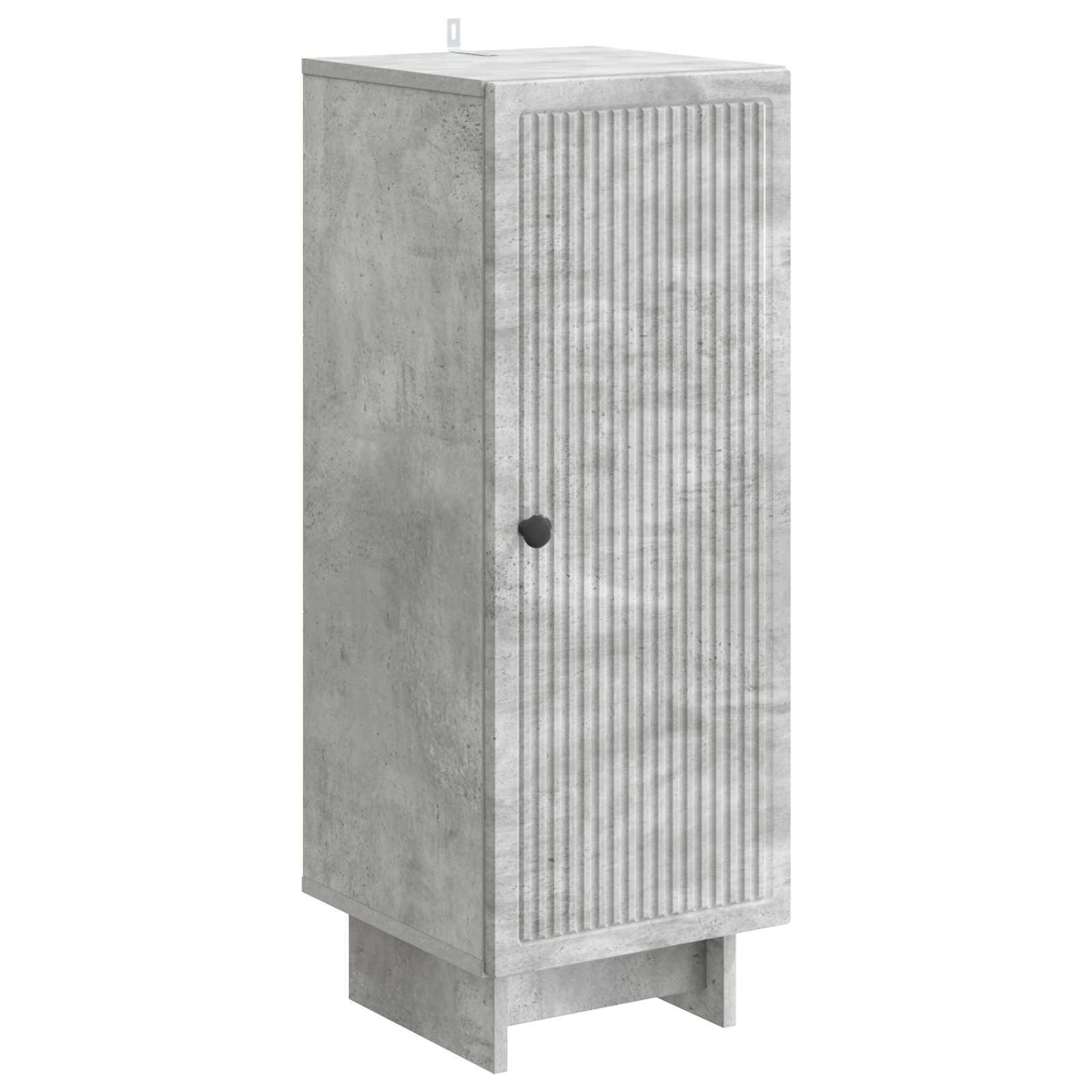 Kabinet BetonGrå 33 x 34,5 x 90 cm Konstrueret træ