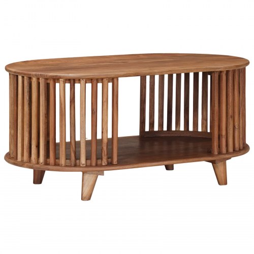 Sofabord Naturfarvet 85 x 50 x 40 cm