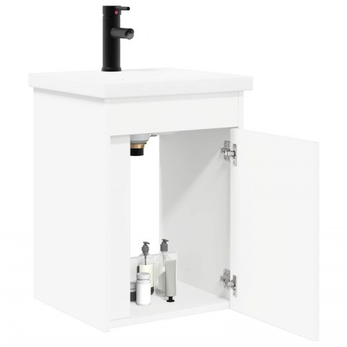 Badeværelseshåndvask med vandhane Hvid 42 x 40 x 74,5 cm