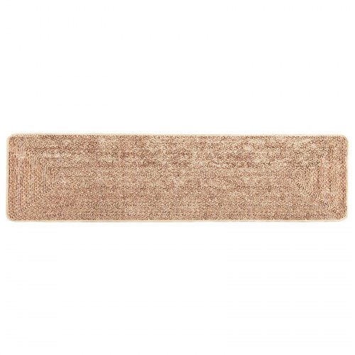 Løber-tæppe Marsa - gul 100 × 450 cm, polyester med skridsikker PVC-bagside