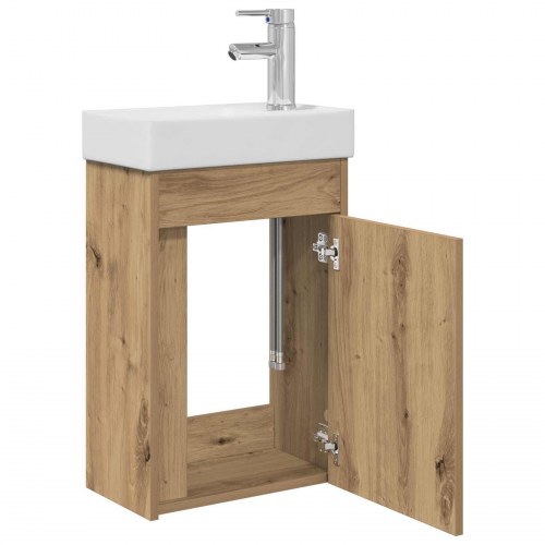 Badeværelsesskab med vask Artisan eg 40,5 x 22,5 x 62 cm