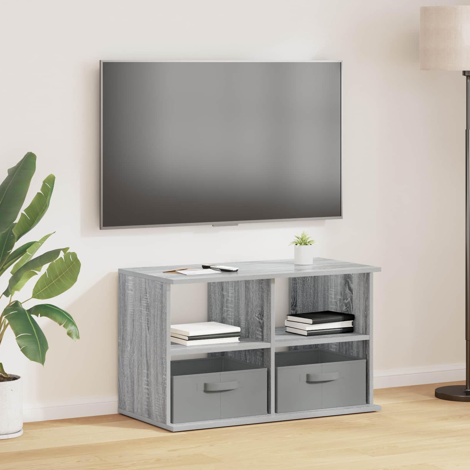 TV stand med skuffe Grå Sonoma 79 x 40 x 48 cm