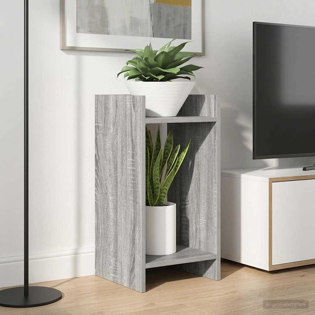 Planteholder 2 stk Grå Sonoma 30 x 30 x 60 cm Konstrueret træ