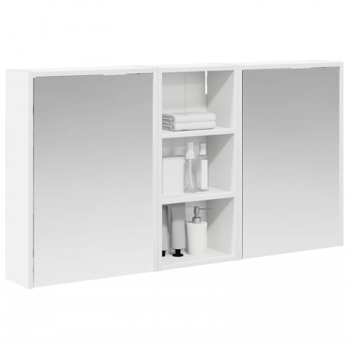 Badeværelsesskabsæt 3 stk 116 x 16 x 62,5 cm Konstrueret træ