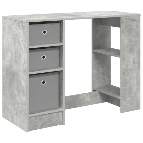 Bord med skuffe Beton Grå 100 x 40 x 75 cm Konstrueret træ