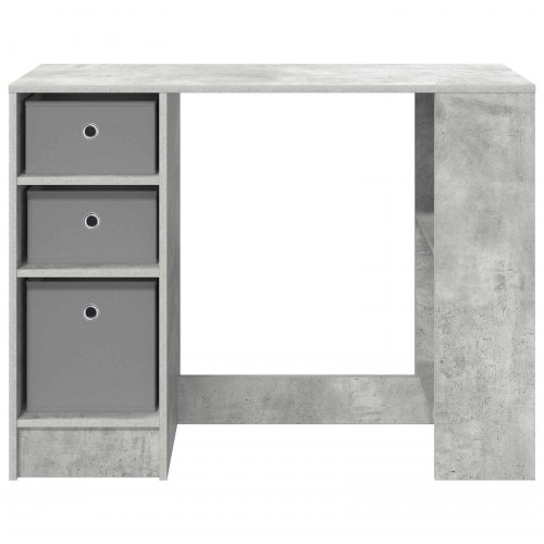 Bord med skuffe Beton Grå 100 x 40 x 75 cm Konstrueret træ