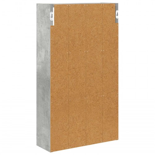 Badeværelsesvægskab BetonGrå 40 x 14 x 70 cm Konstrueret træ