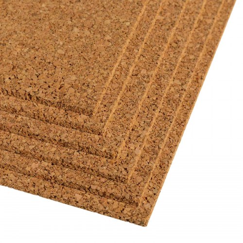 Korkplade 6 stk Brun 100 x 50 cm Kork